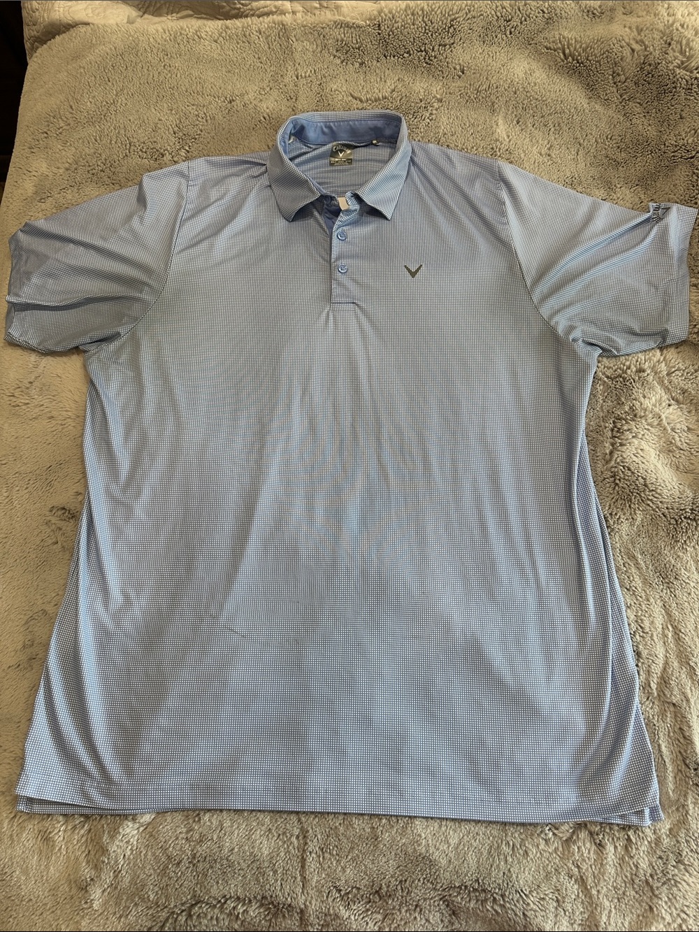 Callaway Light Blue Men’s Performance Polo- Size 2XLT